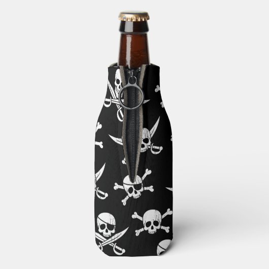 PIRATE SCHULLEN EN BOTTEN FLESJESKOELER (Fles Achterkant)