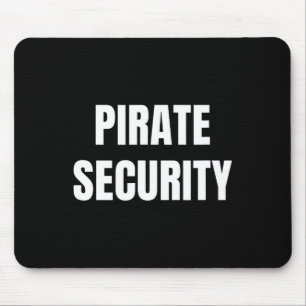 Pirate Security Mama Pap Grappig Halloween Kostuum Muismat