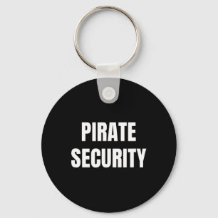 Pirate Security Mama Pap Grappig Halloween Kostuum Sleutelhanger