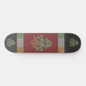 PIRATE SEVEN SKULL BY MASANSER PIXELAT PERSOONLIJK SKATEBOARD (Horizontaal)
