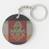 PIRATE SEVEN SKULL BY MASANSER PIXELAT SLEUTELHANGER (Achterkant)