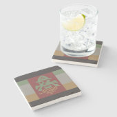 PIRATE SEVEN SKULL BY MASANSER PIXELAT STENEN ONDERZETTER (Zijkant)