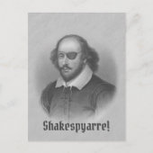 Pirate Shakespeare Briefkaart (Voorkant)