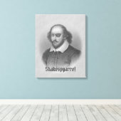 Pirate Shakespeare Canvas Afdruk (Insitu (Houten vloer))