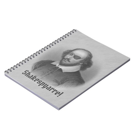 Pirate Shakespeare Notitieboek (Linkerzijde)