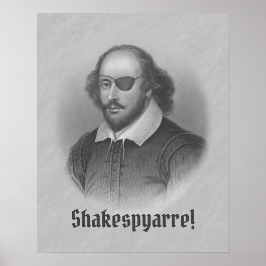 Pirate Shakespeare Poster (Voorkant)