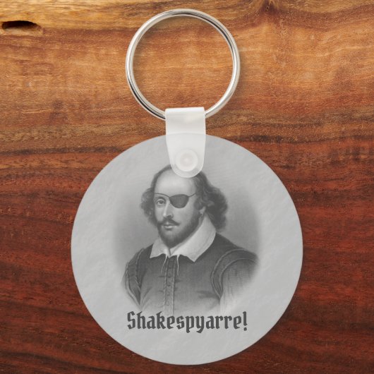 Pirate Shakespeare Sleutelhanger (Voorkant)