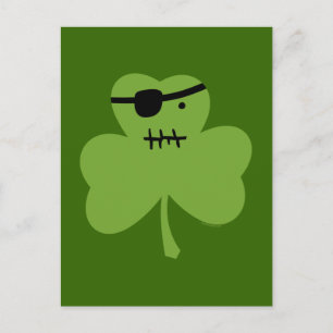 Pirate Shamrock Briefkaart