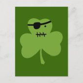 Pirate Shamrock Briefkaart (Voorkant)
