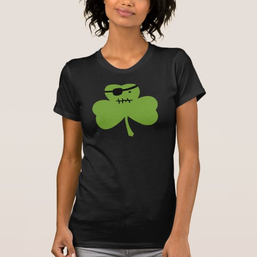 Pirate Shamrock T-shirt (Voorkant)