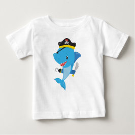 Pirate Shark, Cute Shark, Little Shark, Blue Shark