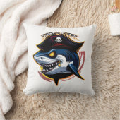 "Pirate Shark Mascot" Kussen (Deken)