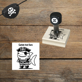 Pirate Shark Rubberstempel