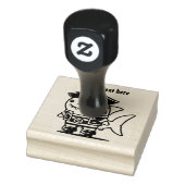 Pirate Shark Rubberstempel (Stempel)