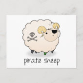 Pirate Sheep Briefkaart (Voorkant)