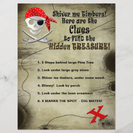 PIRATE SHEETS - SLUITINGEN OM TE BEHANDELEN FLYER