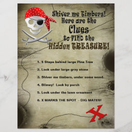PIRATE SHEETS - SLUITINGEN OM TE BEHANDELEN FLYER