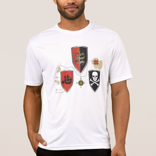 Pirate Shields T-Shirt (Voorkant)