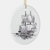 Pirate Ship Art Ornament (Rechts)