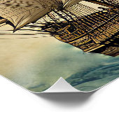 Pirate Ship Art Series - Eerste editie #24 Perfect Poster (Hoek)