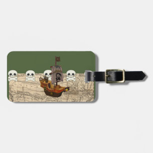 Pirate Ship Bagagelabel