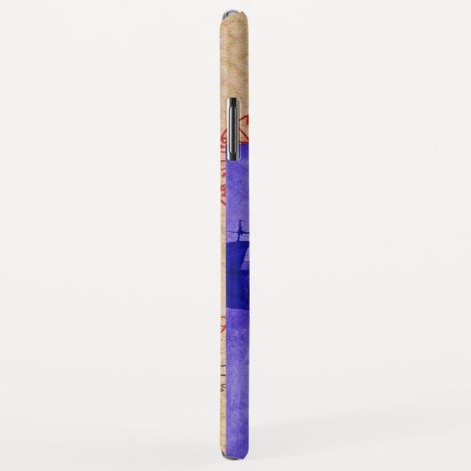 PIRATE SHIP BATTLE ANTIEK PIRATES TREASURE MAPS Case-Mate iPhone CASE (Achterkant/rechts)