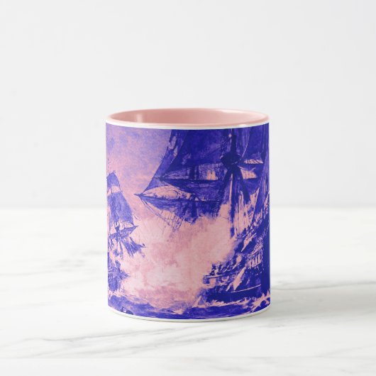 PIRATE SHIP BATTLE / blue purple Mok (Midden)