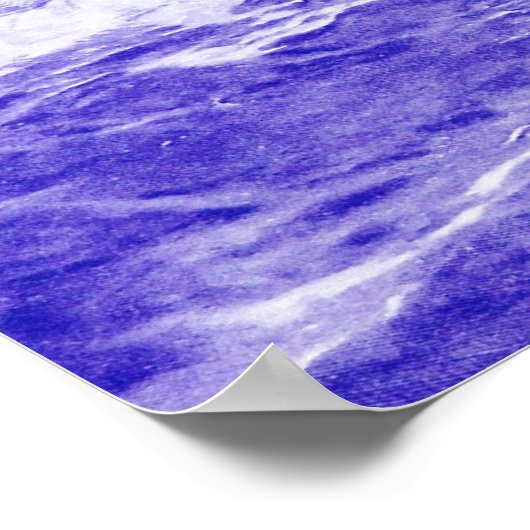 PIRATE SHIP BATTLE IN BLUE POSTER (Hoek)