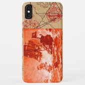 PIRATE SHIP BATTLE PIRATES TREASING MAPS Red Case-Mate iPhone Case (Achterkant)