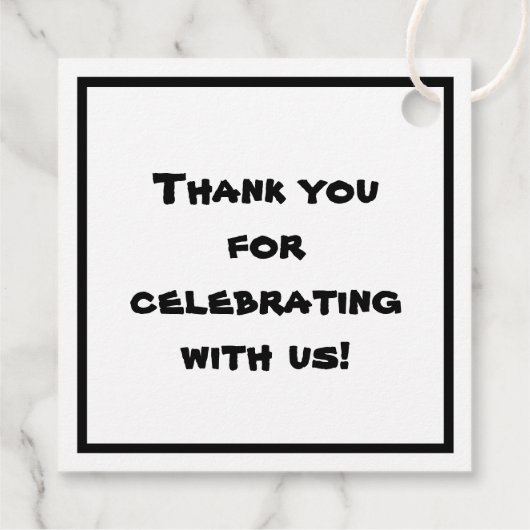 Pirate Ship Bedankjes Labels (Achterkant)