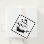 Pirate Ship Bedankjes Labels (In situ)