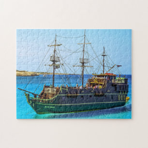 Pirate Ship Black Pearl Jigzaag Puzzle Legpuzzel