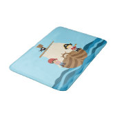 Pirate Ship Boy Bath Mat (Gekanteld)