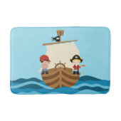 Pirate Ship Boy Bath Mat (Voorkant)