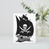 Pirate Ship Briefkaart (Staand voorkant)