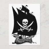 Pirate Ship Briefkaart (Voorkant)
