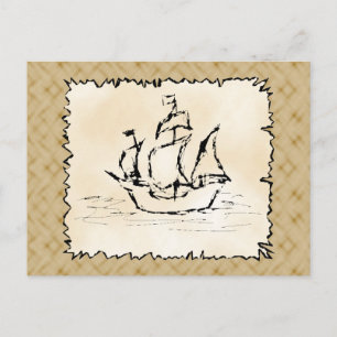 Pirate Ship. Briefkaart
