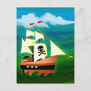 Pirate Ship Briefkaart