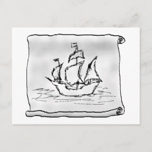 Pirate Ship. Briefkaart
