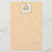 Pirate Ship. Briefpapier (Voorkant)