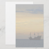 Pirate Ship Briefpapier (Voorkant / Achterkant)