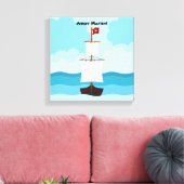 Pirate Ship Canvas Afdruk (Insitu (Woonkamer))