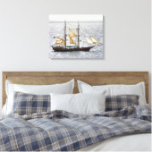 Pirate Ship Canvas Afdruk (Insitu (Slaapkamer))