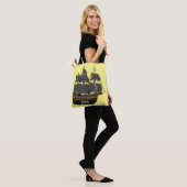 Pirate ship cartoon illustratie tote bag (Op model)