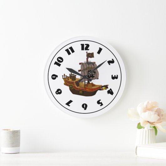 Pirate Ship Clock Grote Klok (Huis)