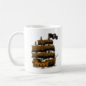 Pirate Ship Coffee Mug Koffiemok (Links)