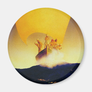 Pirate Ship - door Maxfield Parrish Magneet