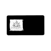 Pirate Ship. Etiket (Voorkant)