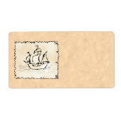 Pirate Ship. Etiket (Voorkant)