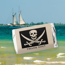 Pirate Ship Flag Hartelijk dank